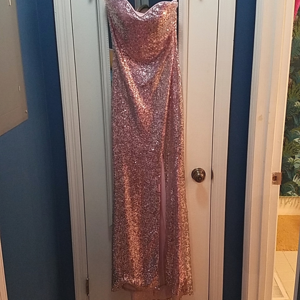 Sequin formal gown